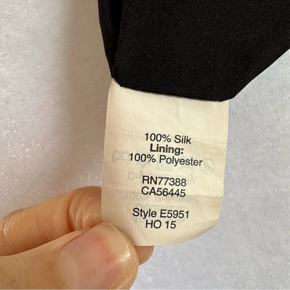 Stella McCartney Made in Italy Stretch Rayon Black Draped Dress Size 40 NWT - Picture 10 of 11